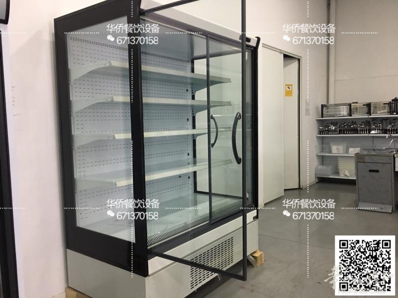 现货超市展示冰箱，意大利品牌，双重玻璃质量好，折扣给力