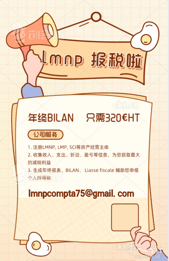 LMNP 报税服务 BILAN