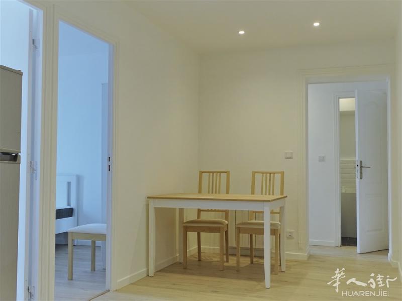 **已出租** 93 Aubervilliers 地铁150米 3房1厅出租 新装修带家具1000欧