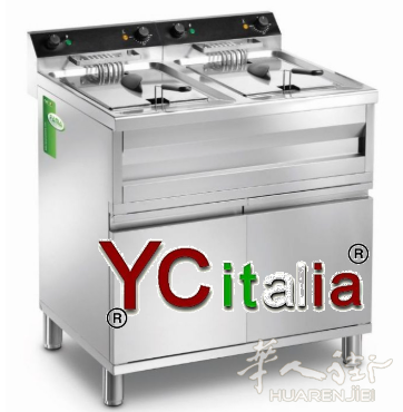 Friggitrice doppia 12+12 con mobile