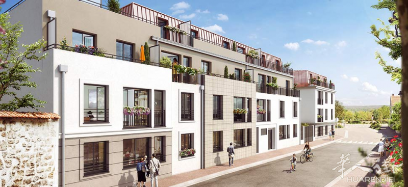 78省花园社区VERNEUIL-SUR-SEINE，J线、未来RER Eole 线步行3分钟