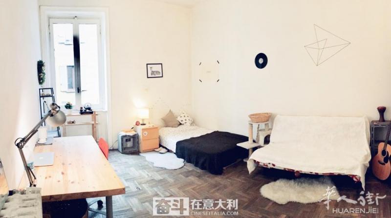 米兰整套出租 近火车站/loreto/Caiazzo 步行6min 2室1卫1厨 有空调 正规合同