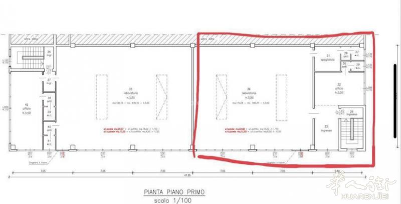 vicenza capannone 出租450 欧  520平方
