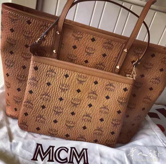 全新真皮包,MCM子母包,真皮包，