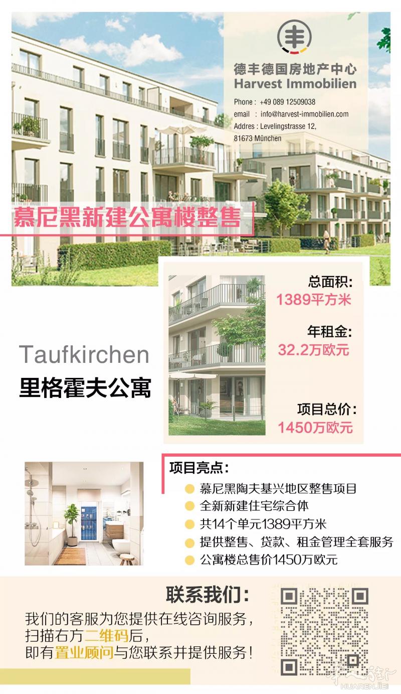 慕尼黑 ｜ 里格霍夫公寓全新住宅综合体整售！