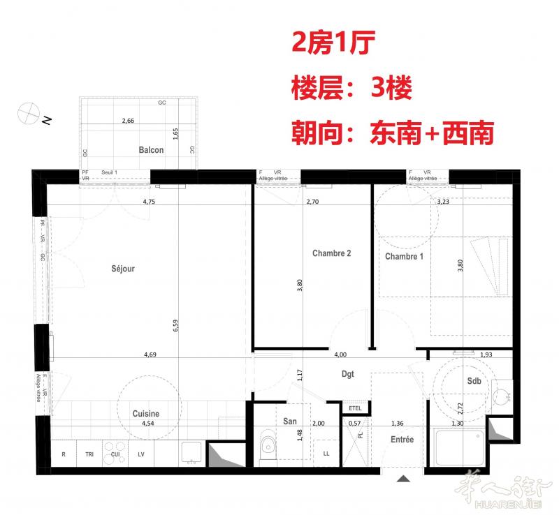 92省Asnières 新楼盘 前天开盘 还剩1套一房一厅 速抢！