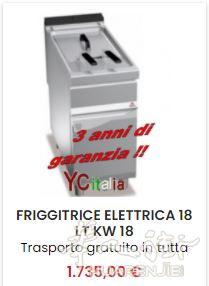 电力18KW油炸机1735+IVA包邮，一个槽18升
