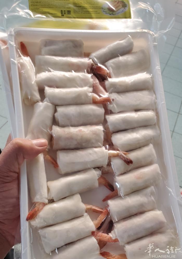 半价越南虾卷5.5€/500g，10€/2p，可参与优惠，更多降价促销详情咨询微