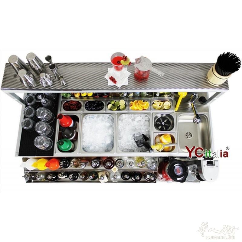 Station cocktail per interni 150 cm x 61cm x 115cm