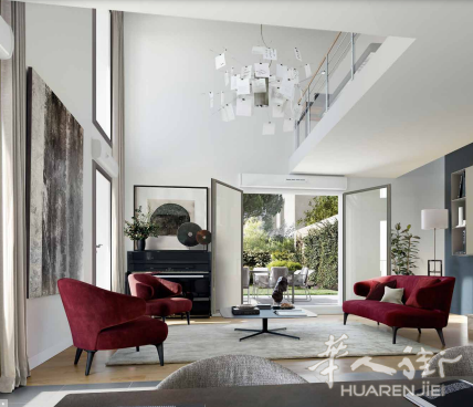 巴黎92省富人区Rueil Malmaison 花园社区新房，两房一厅