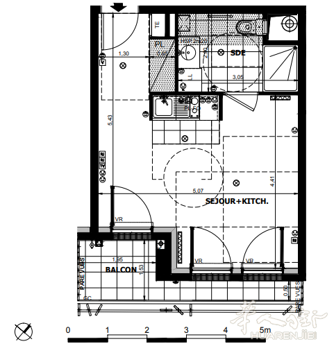 92省Asnières sur Seine 地铁房单身公寓捡漏,马上交房
