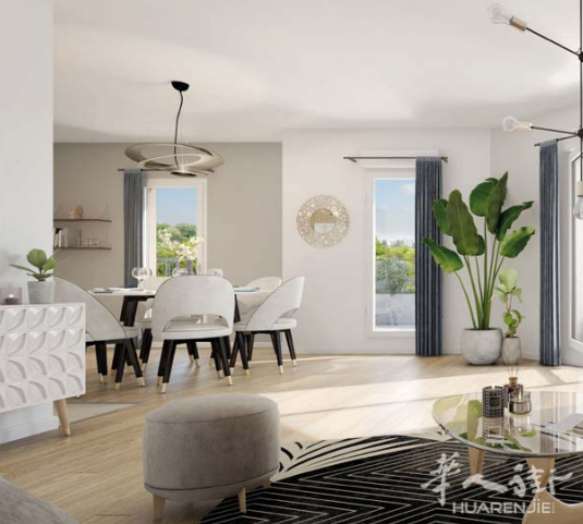 92省富人区Chatenay-Malabry 花园社区 ，第一次见这里家庭自住房有TVA5.5％