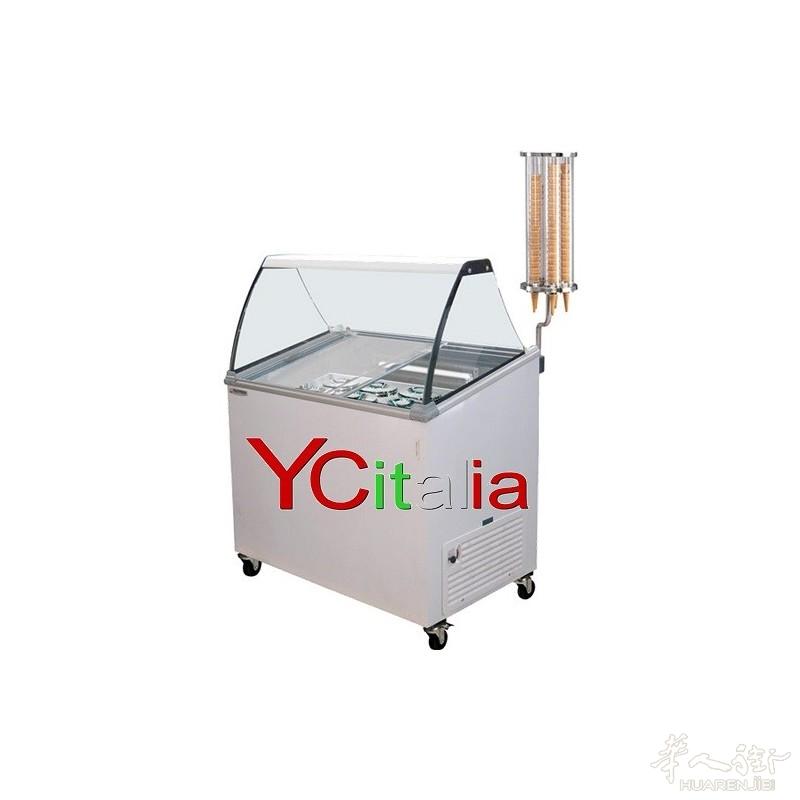 雪糕冰箱Espositore gelato con carapine 1640+IVA包邮