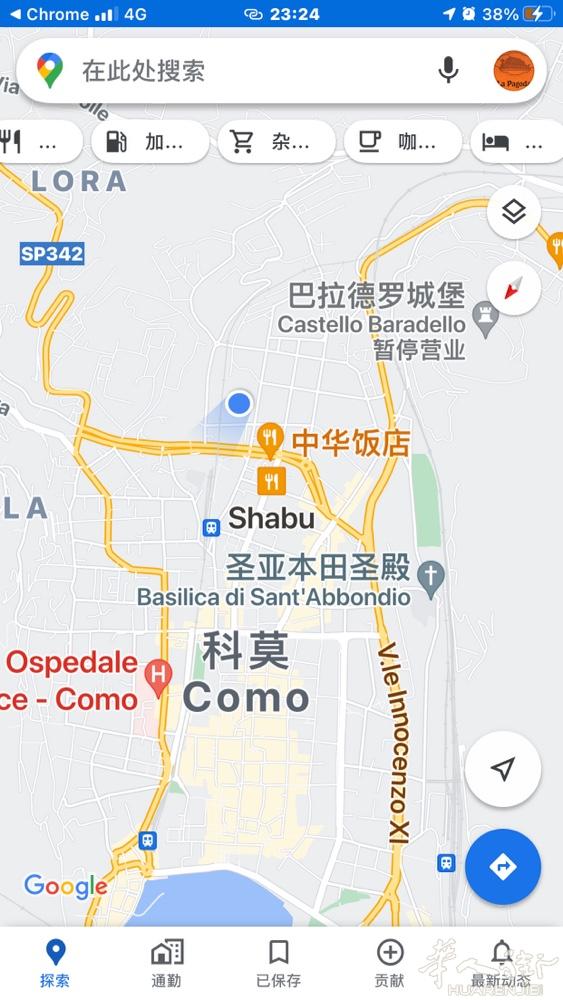 瑞士边境旅游城市COMO餐馆转让