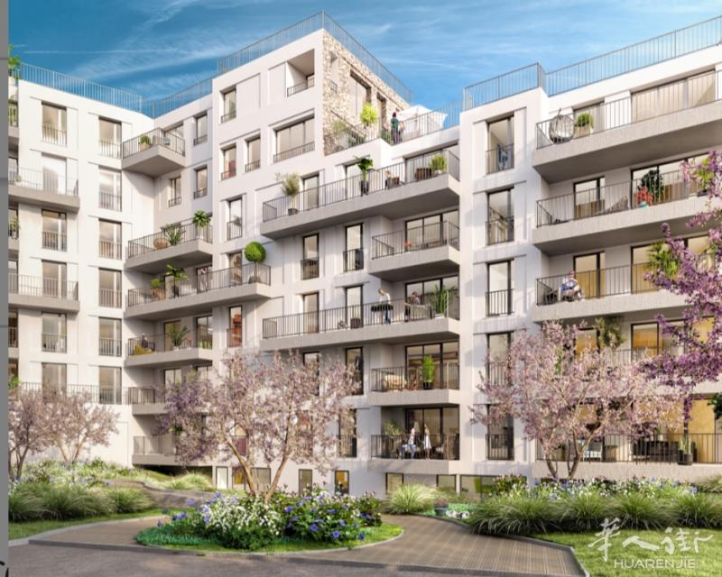 93 新楼盘 近TRAMWAY 15分钟内到PORTE DE PANTIN 10分钟到BOBIGNY 地铁口交通方便