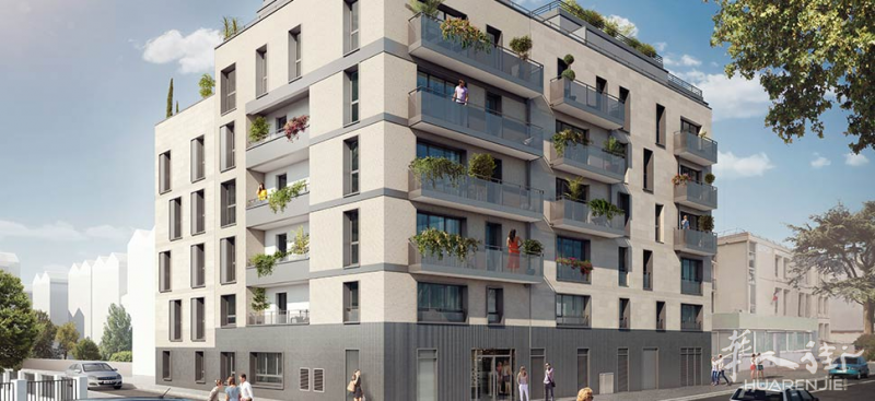 大巴黎92省富人区 VANVES 市中心两房一厅, 靠近ISSY、靠近小巴黎