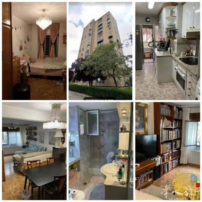 🏡马德里十号线casa de campo地铁站大床房出租，距离batan地铁站