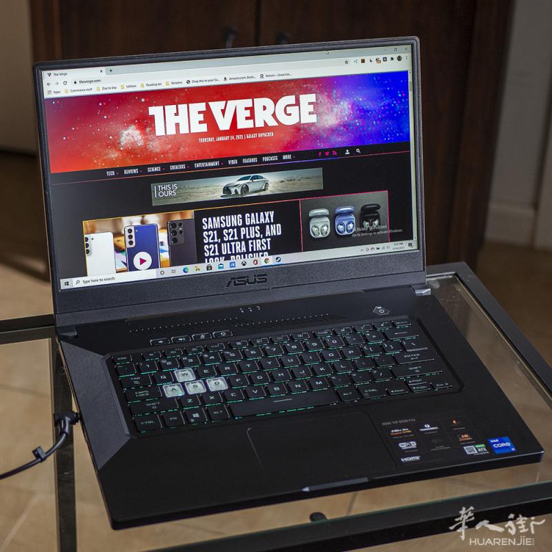 顶峰数码现货特价华硕TUF DASH F15 游戏本11代I7,RTX 3060,16GB,512GB SSD.