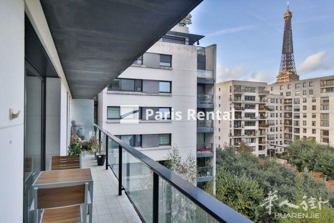 小巴黎15区富人区Grenelle埃菲尔铁塔景温馨三居室公寓待租 - rue George Bernard Shaw