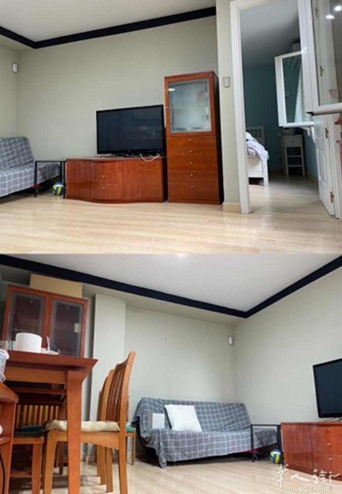 🔵马德里北部5号线Canillejas一室一厅出租，bajo exterior