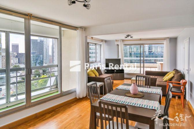 大巴黎16区La Défense精装修三居室法式公寓待租 － rue Henri Regnault