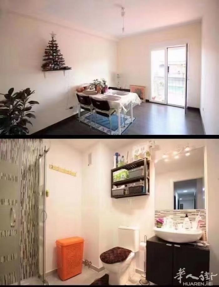 🏡马德里5/6号线oporto 大床房出租 房子4室1厅1卫+阳台，楼层3楼步