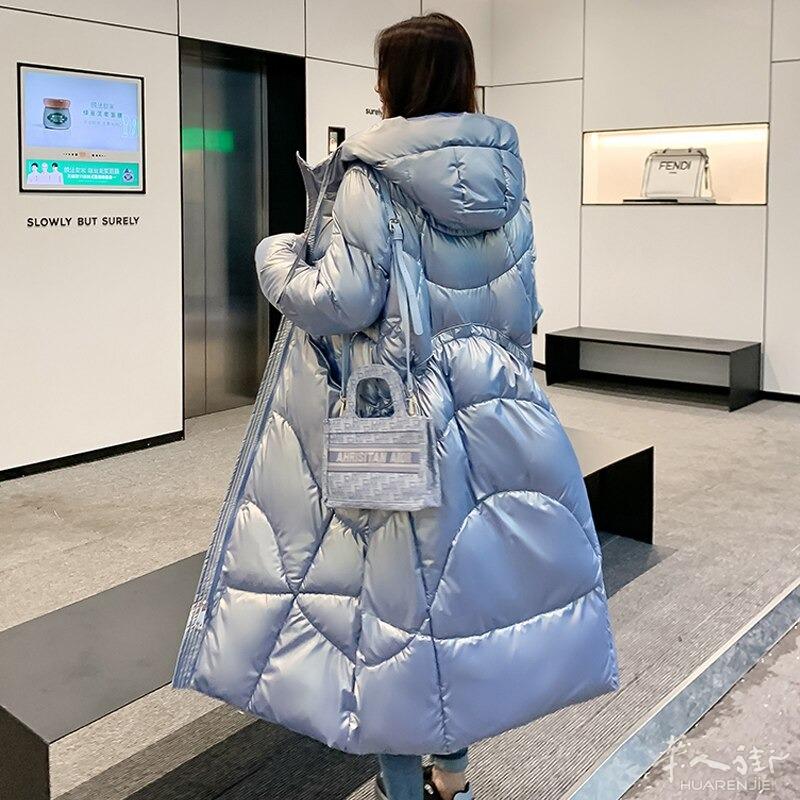 新款女式棉羽绒冬季外套宽松加厚保暖长袖超大外套加厚外套   外省可以邮寄，更多图片请加微信号  + 微信 631961275