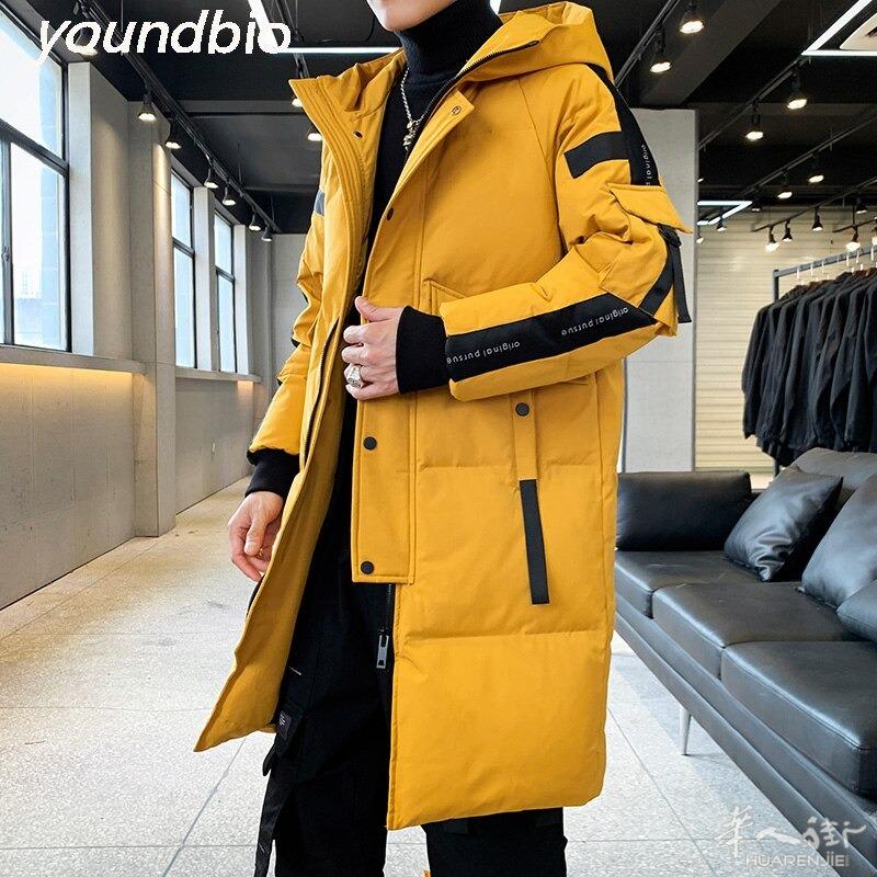 男士连帽羽绒服，保暖外套，时尚，长款派克大衣，高品质，白色鸭绒  外省可以邮寄，更多图片请加微信号  + 微信 631961275
