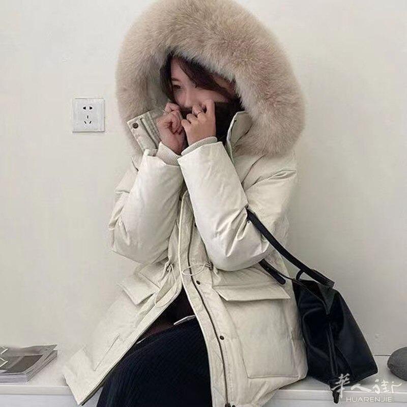 女式冬季棉质夹克、保暖派克大衣、厚、带衬垫、连帽、人造毛皮、时尚、新系列 2021   外省可以邮寄，更多图片请加微信号  + 微信 631961275