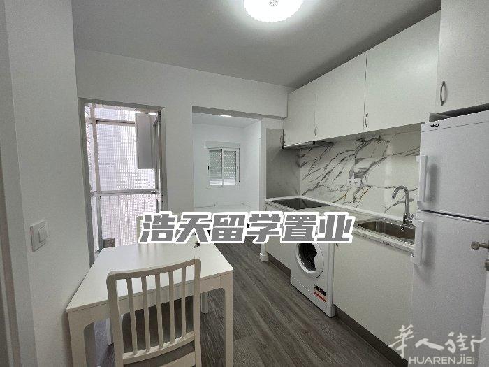🔵马德里3号线/小火车C4C5站Villaverde alto4套单身公寓，全