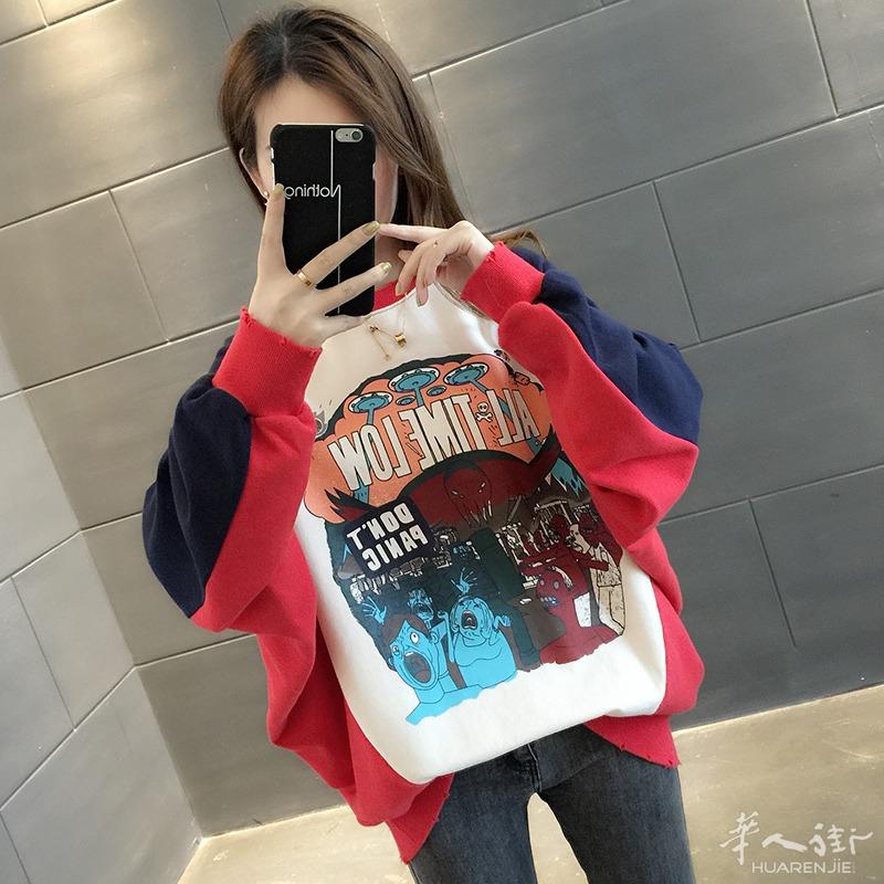 韩版女装2021年加绒加厚季宽松女士卫衣外套ins潮秋冬装 预定款三个星期到货 外省可以邮寄,更多图片加 + 微信 631961275