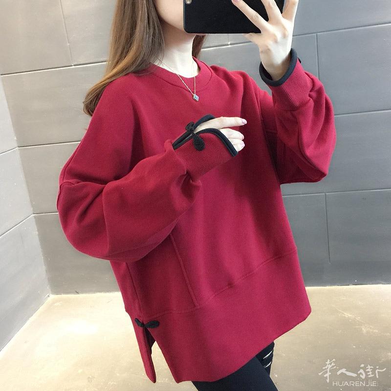 韩版女装2021年国风加厚爆款新款季宽松女士卫衣外套ins潮秋冬装   预定款三个星期到货 外省可以邮寄，更多图片加  + 微信 631961275