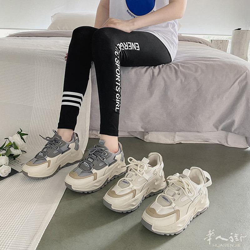 厚底老爹鞋女2021秋季新款百搭夏季春秋爆款运动休闲鞋子女ins潮 预定款三个星期到货 外省可以邮寄,更多图片加 + 微信 631961275