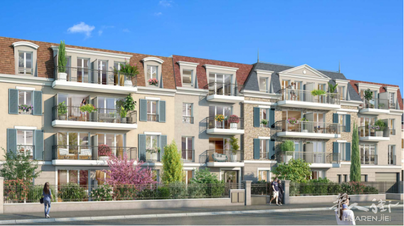 巴黎77省Vaires sur marne市中心洋房,P线200米，20分钟到小巴黎市中心