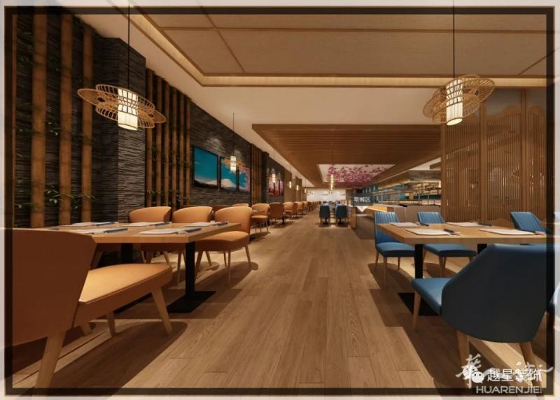餐厅设计‖法国日式餐厅——摩登华丽遇上自然派.