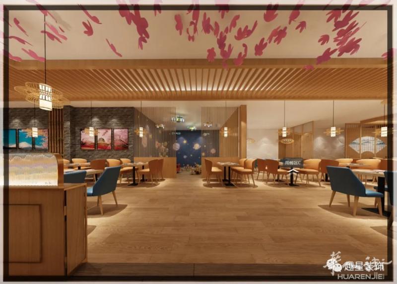 餐厅设计‖法国日式餐厅——摩登华丽遇上自然派..