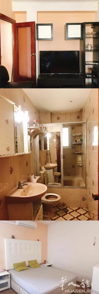 🏡近6号线Oporto地铁口三分钟出租一个双人主卧，主卧租金350一个月，包水