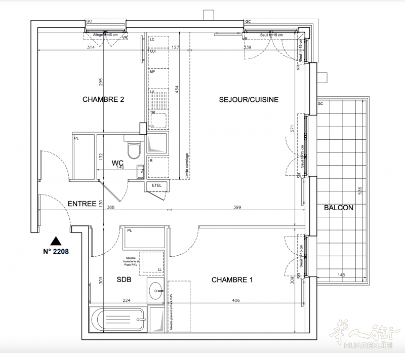 94省Saint Maur des Fossés 新楼盘,RER A线 Le Parc de St Maur 步行 9分钟