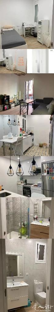 🏡巴塞单间出租，4号线Poblenou站朝内房间招租，限女生，房间安静，家具齐