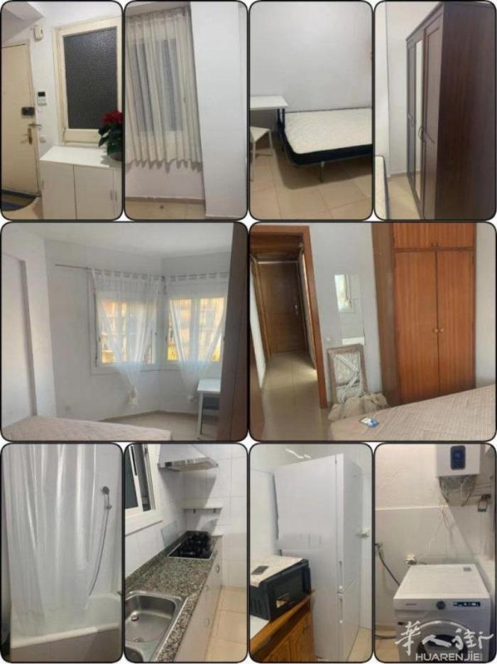 巴塞两个单间出租，离西班牙广场5分钟，3路地铁poble sec，新家具电器，交