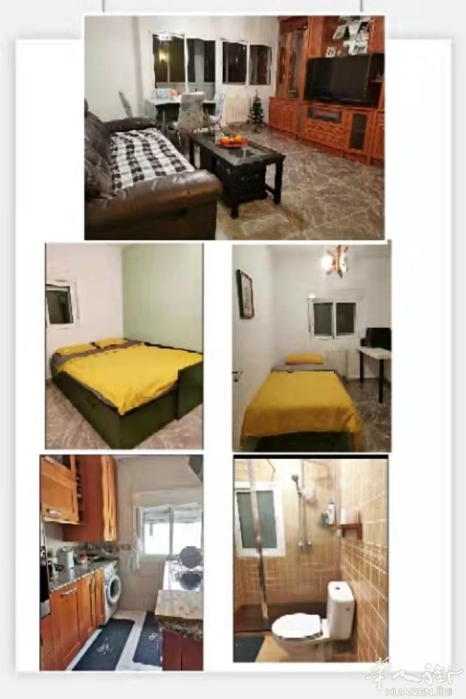🏡马德里c1、C2/C7 小火车San Fernando两个单间出租，30分钟