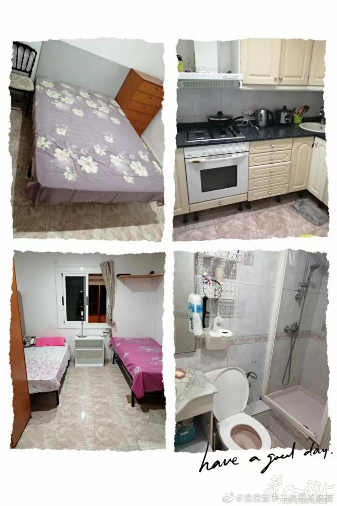 🏡出租，fondo小广场附近，房子三室一厅一卫，住了3男1女，目前出租