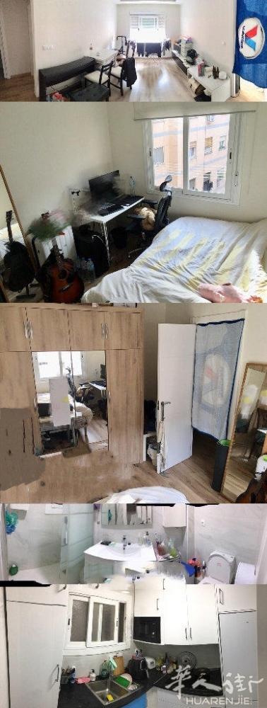 🏡巴塞单间出租，Sabadell附近超大阳光房， 租金350欧包水电网，一月底