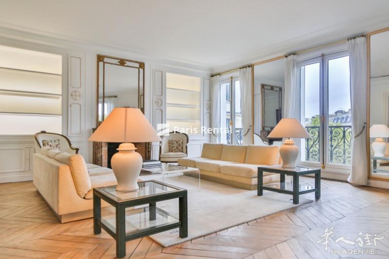 小巴黎八区富人区Monceau奢华三居室公寓待租 - boulevard Malesherbes