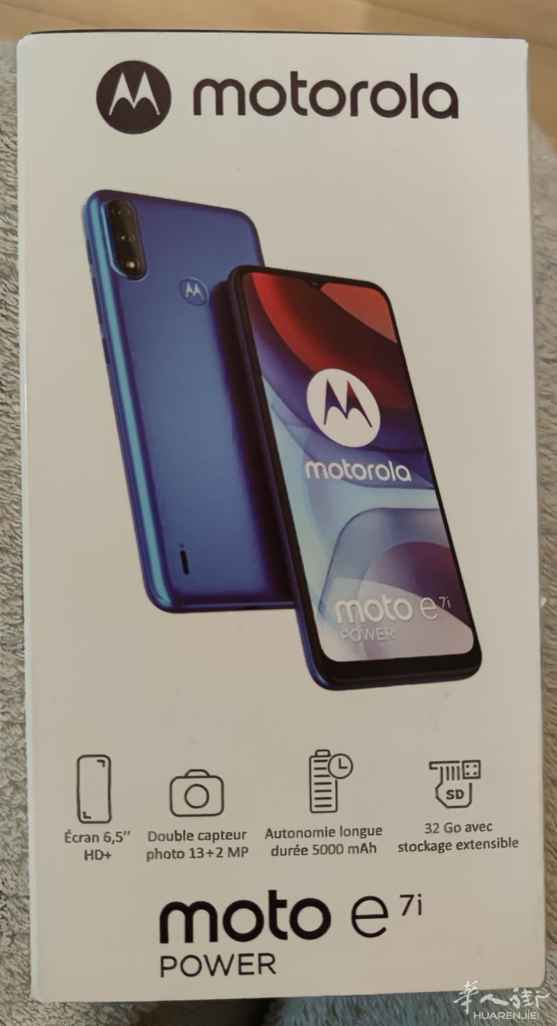 出售一部全新蓝色摩托罗拉（Motorola）E7i Power 智能手机