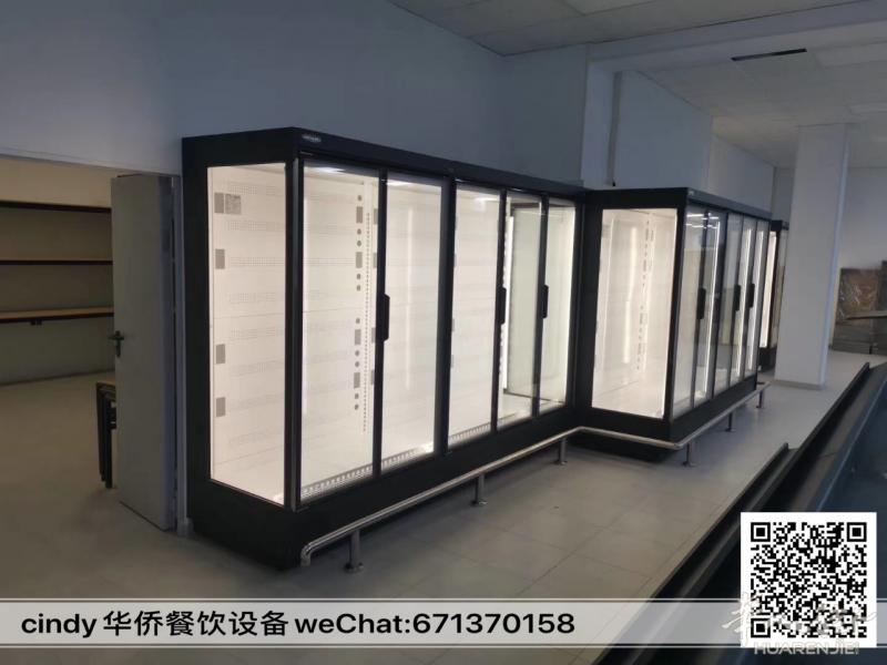 出售超市local连排多门展示冰箱，尺寸可订制，分体马达或连体，超市、货行等店铺量身订制