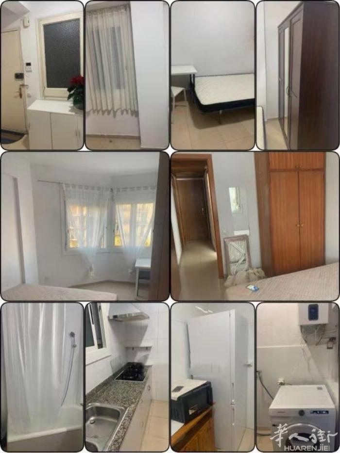 🏡巴塞两个单间出租离西班牙广场5分钟，3路地铁poble sec，新家具电器，