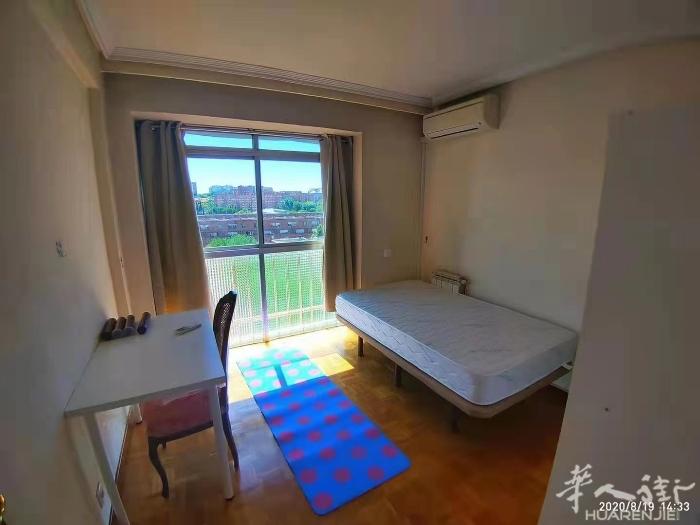 🏡马德里地铁3号线San Fermin 单间出租 租金310欧 ，带空调，二月