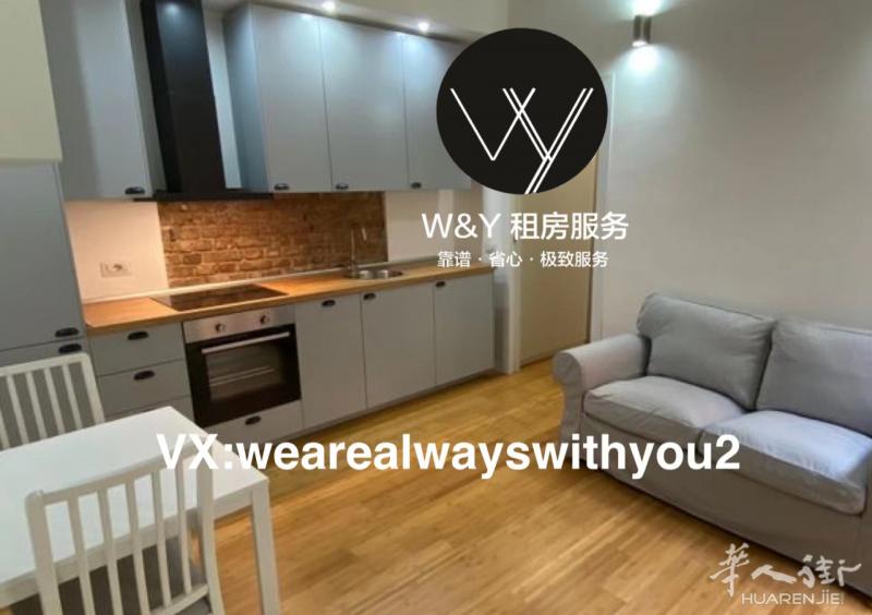 【W&Y】近M1pasteur/rovereto一室一厅全新家具