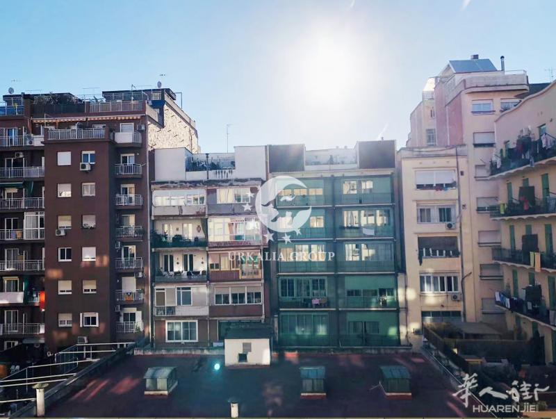 巴塞市中心四房一厅一卫陽光房 出租!! 地铁站Verdagur五分钟